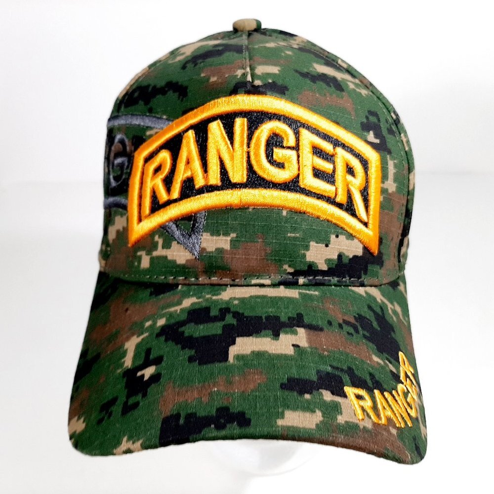 US Army Ranger Men's Camouflage Ball Cap One Size